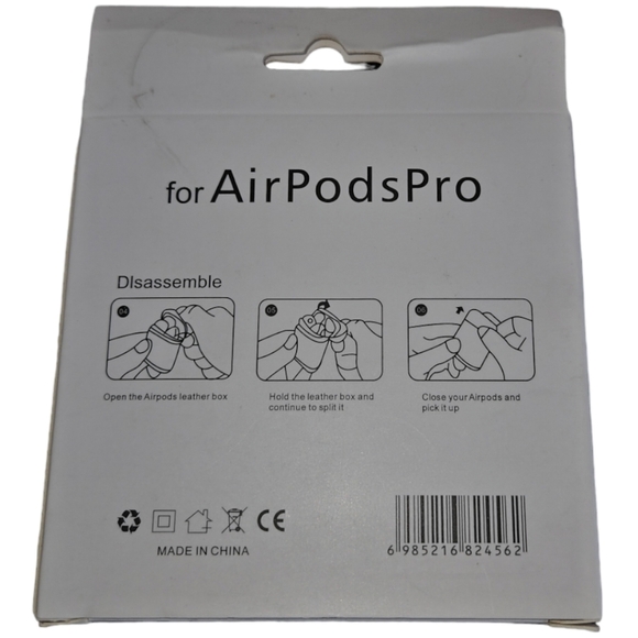 Apple Silver/Purple/Black Glitter Liquid Movement Airpod Pro Case Protector - Picture 3 of 3